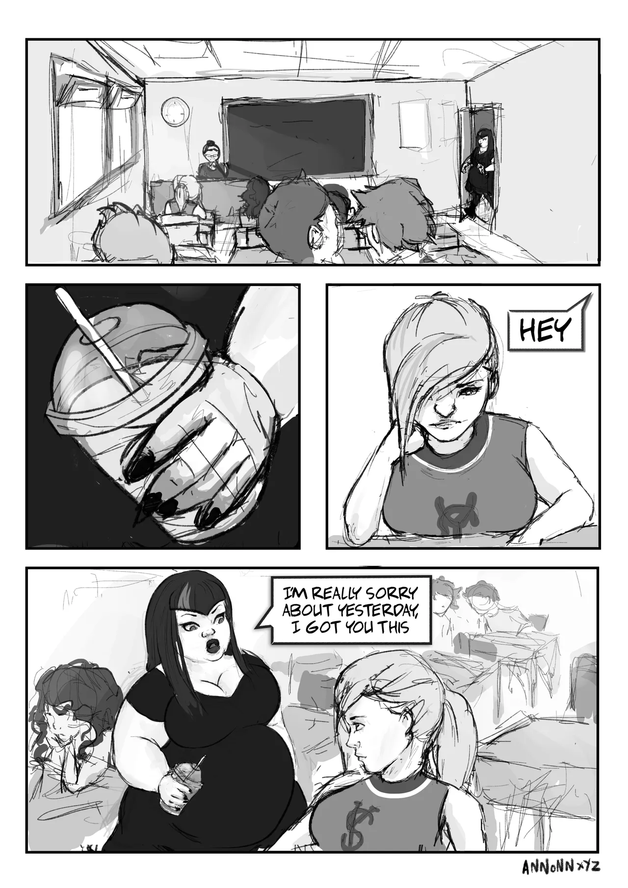 Revenge  BW&Colored page 4 full
