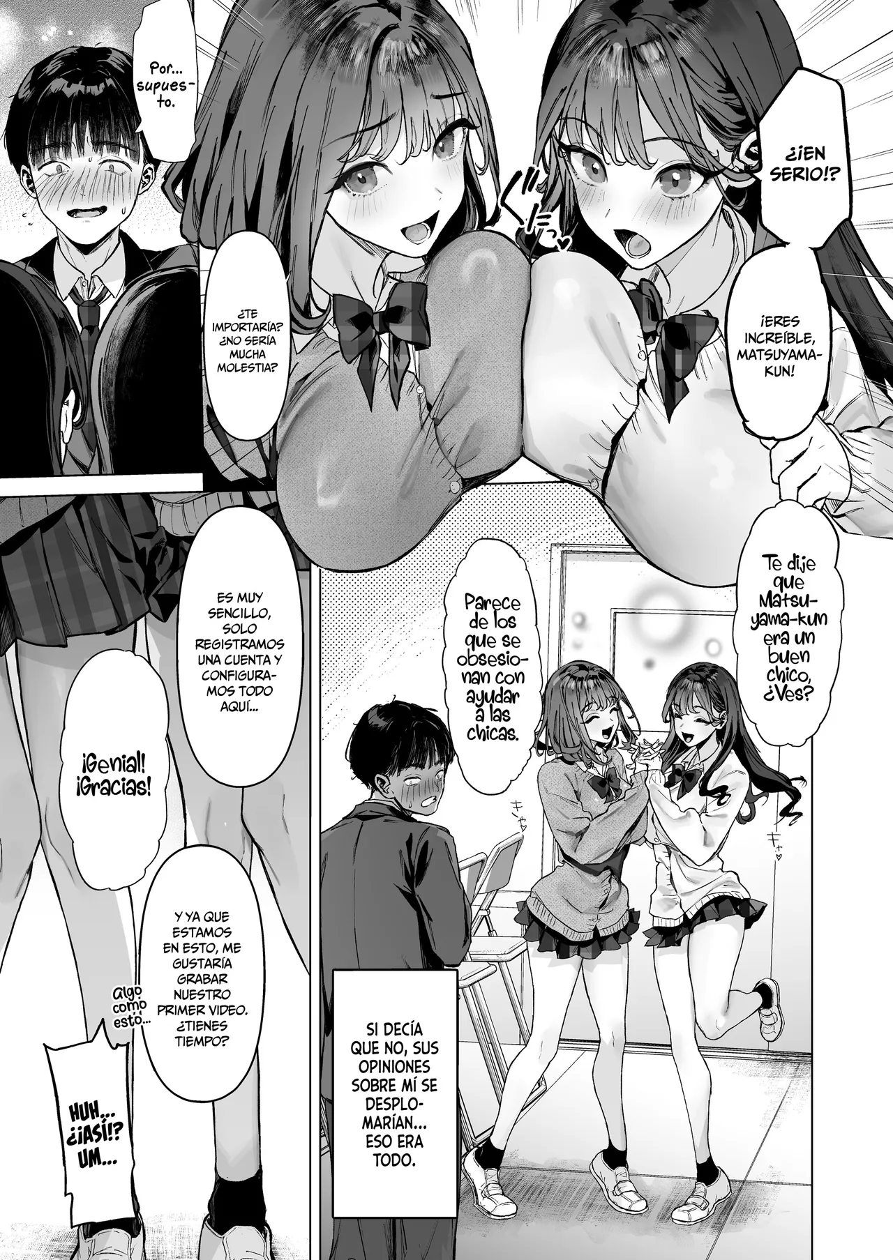 S-kyuu Joshi-tachi to Ecchi na Douga o Toru Koto ni Natta Boku page 8 full