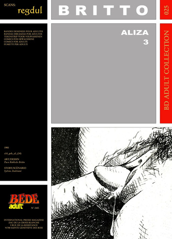 [Bédé Adult 25] Paco Robledo Britto & Sylvia Andréani - Aliza #3 cover