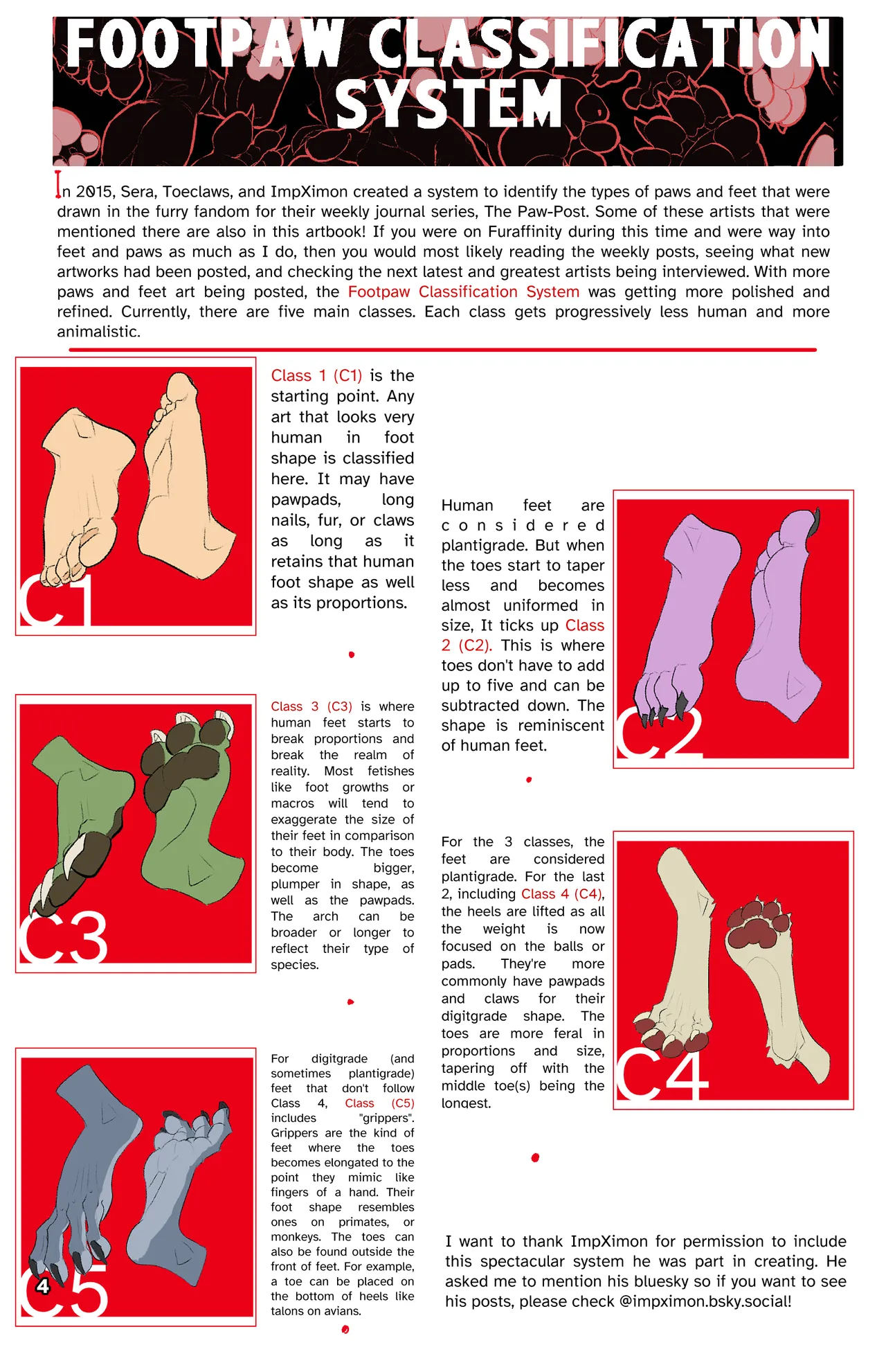 Paws vs. Feet artbook page 4 full