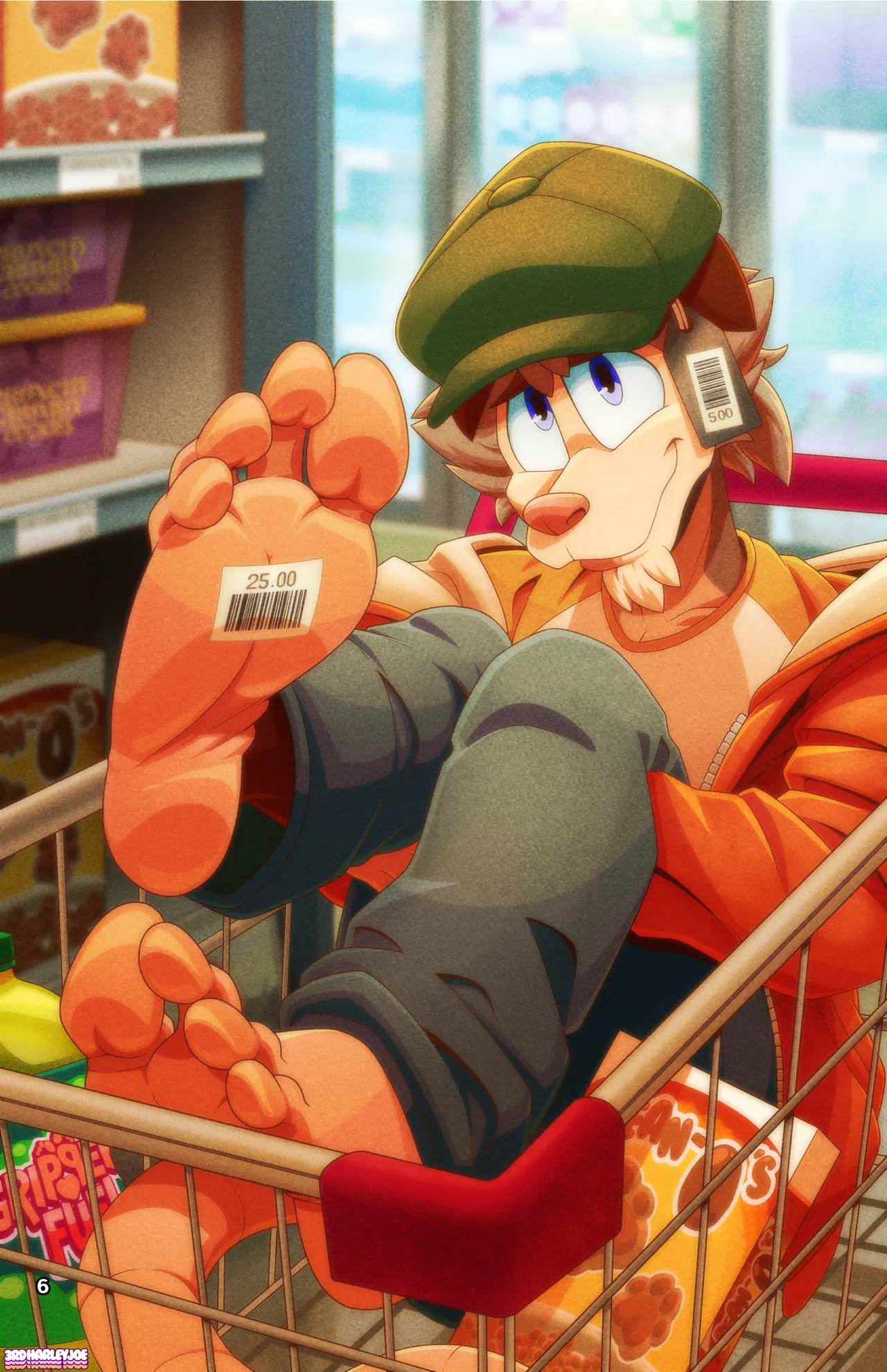 Paws vs. Feet artbook page 6 full