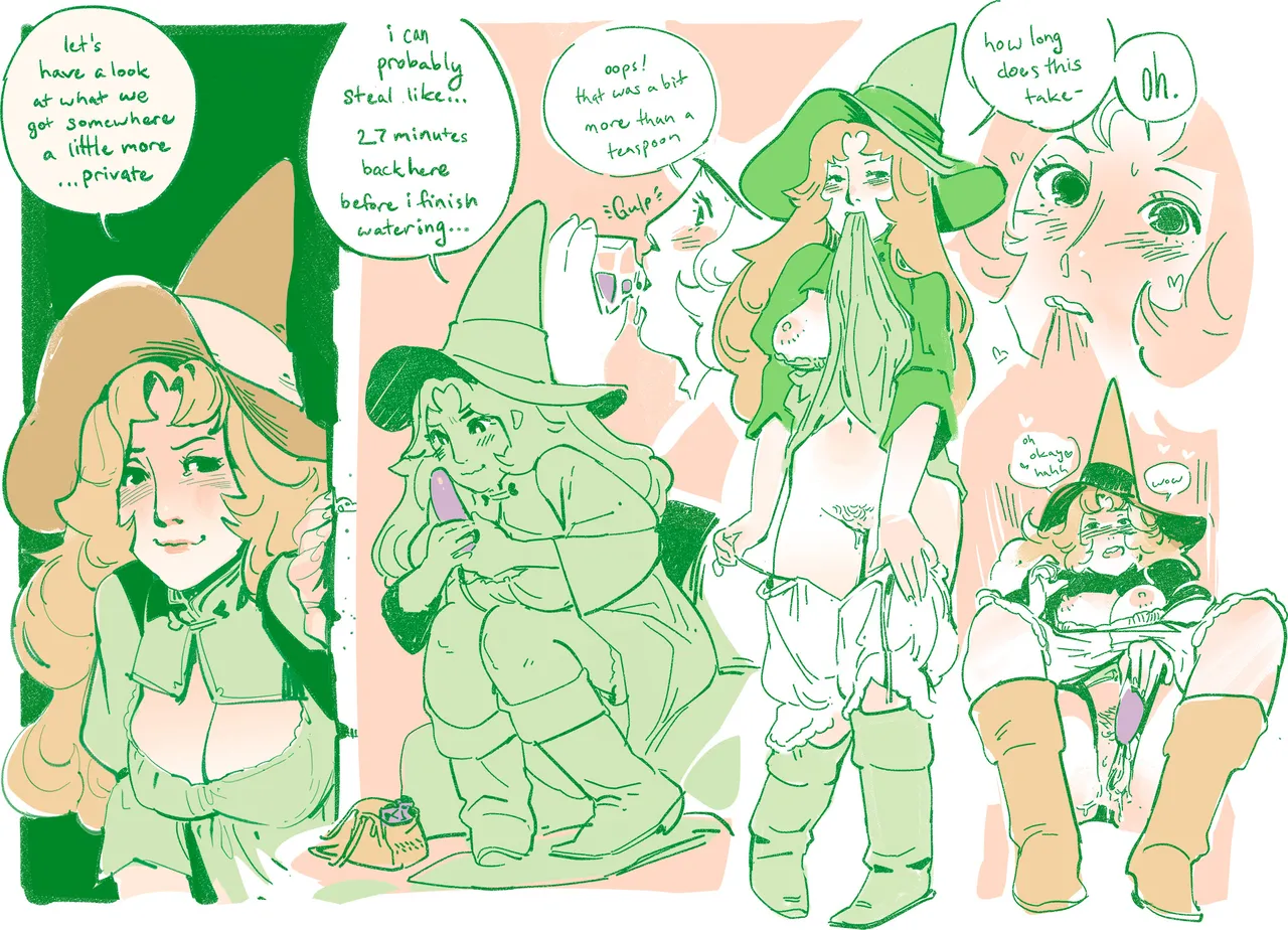Garden Witch & Geraniums page 2 full