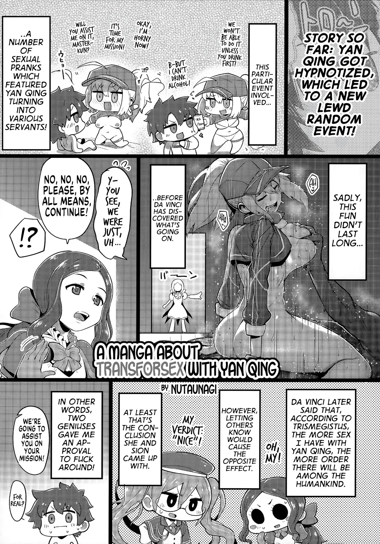 A Manga about Transforsex with Yan Qing page 1 full