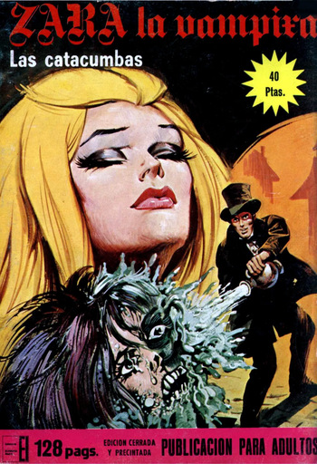 Zara la Vampira #19 (Las catacumbas) [Spanish] cover