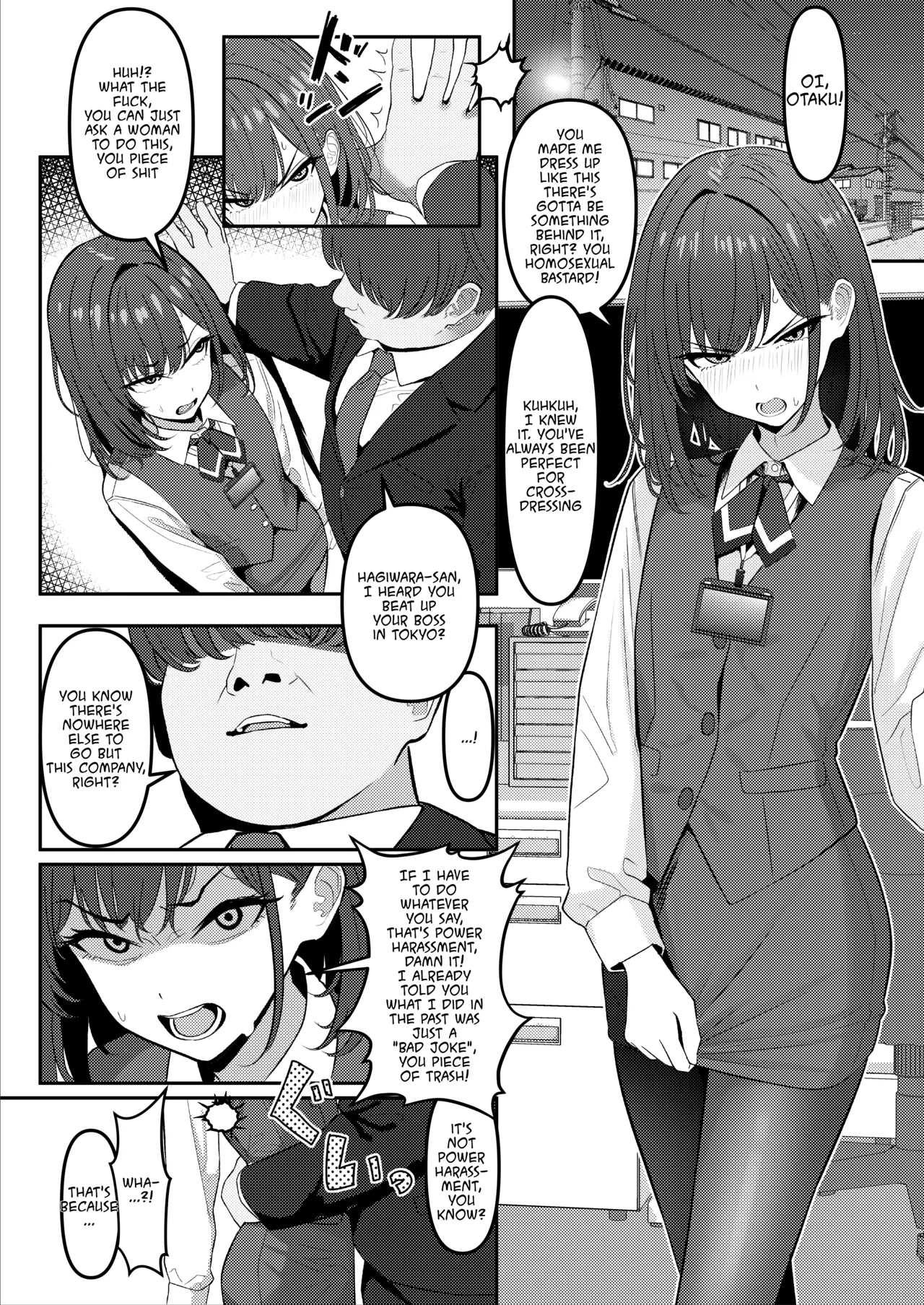 ① Gakusei Jidai, Boku o Ijimeteita Yankee ♂ ga Buka Toshite Haittekita Ken | A Yankee who used to bully me when I was a student, has joined as a subordinate page 1 full