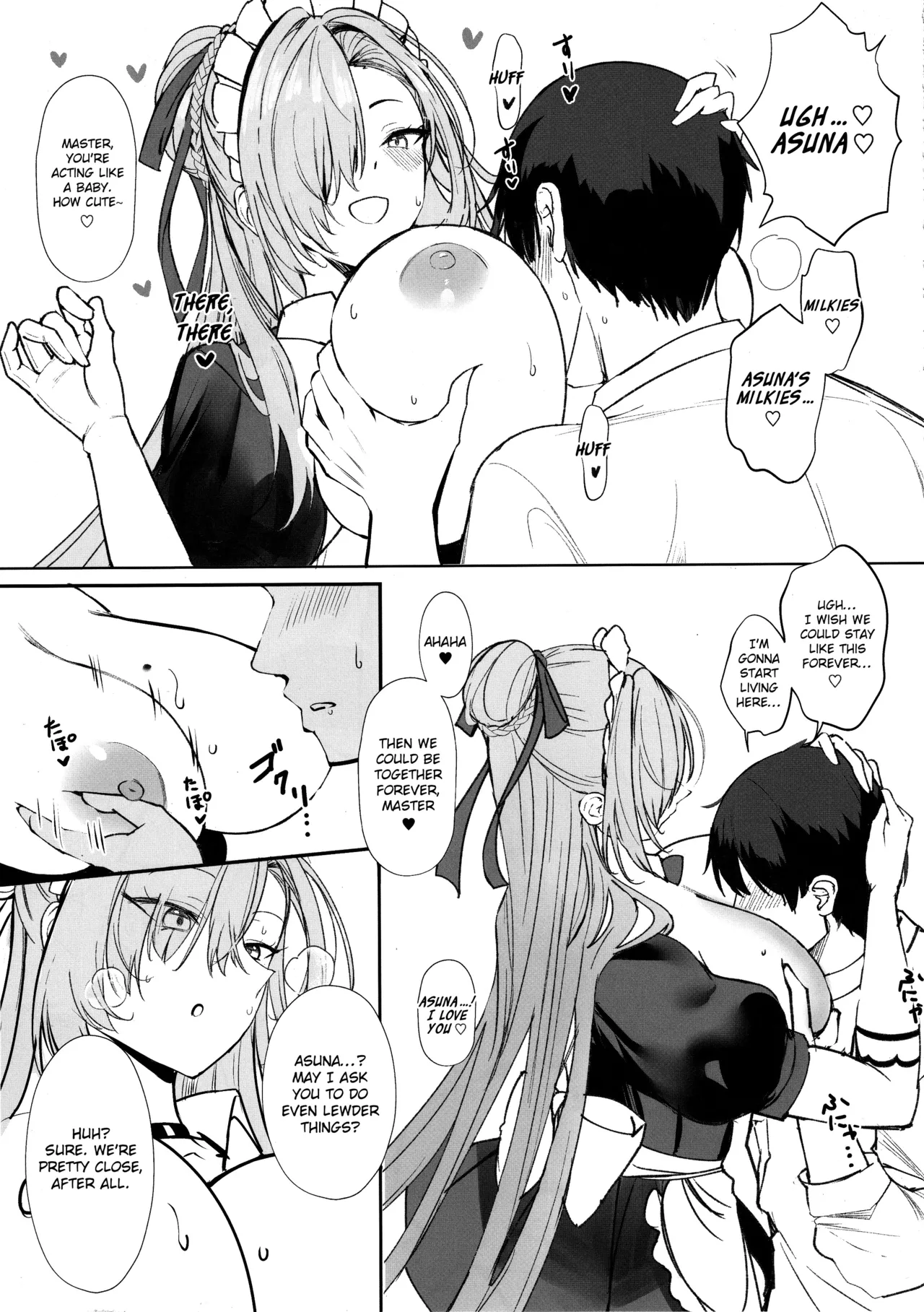Koukando Saidai 107 Centi L Cup Dekapai Genki Maid no Icha Ama Gohoushi Ase Daku Namahame Koubi de Seishi Shiborareru Sensei no Hanashi | Max Affection A Story of Sensei Getting the Jizz Wrung Out of Him From Sweaty Sweet Loving Service & Bareback Mating with a Cheerful 107 CM L Cup Maid page 6 full