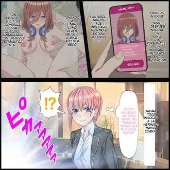 [Banana Style] Anime Chara to Seckle Dekiru Appli ''Ichika Hen''｜La App con la que Puedes Cogerte a Personajes de Anime ~El Caso de Ichika~ (Gotoubun no Hanayome) [Spanish] [Darkss 153] cover