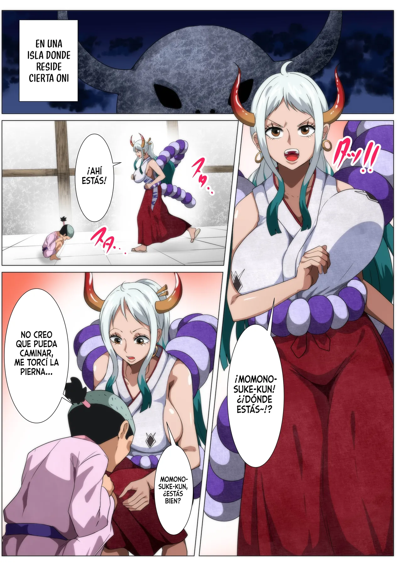 Bakunyuu Oni Musume no Hatsu Ecchi | La Primera Vez Que Una Chica Oni De Grandes Tetas Tiene Relaciones Sexuales page 2 full
