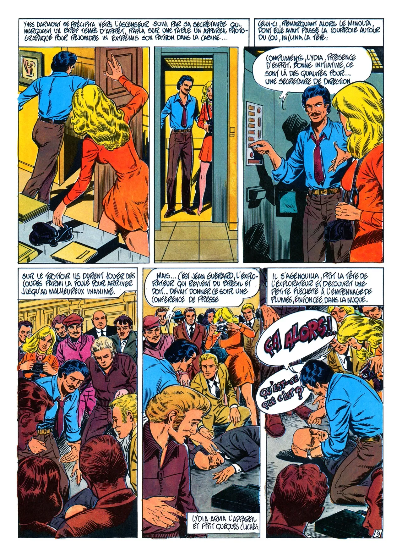 Trébor  & Dominique Verseau  - Le déesse rouge #1 page 10 full