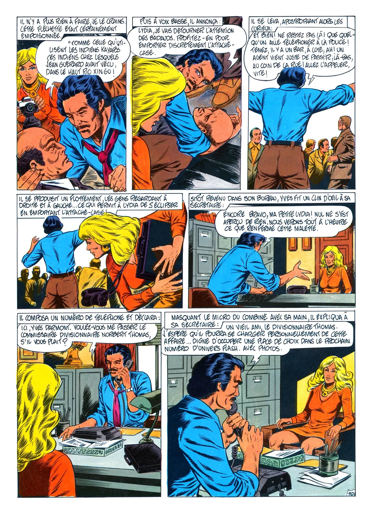Trébor  & Dominique Verseau  - Le déesse rouge #1 page 11 full