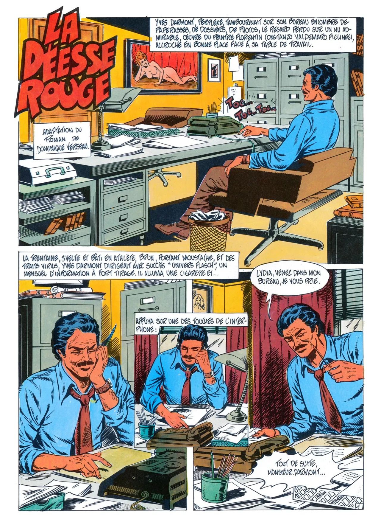 Trébor  & Dominique Verseau  - Le déesse rouge #1 page 2 full