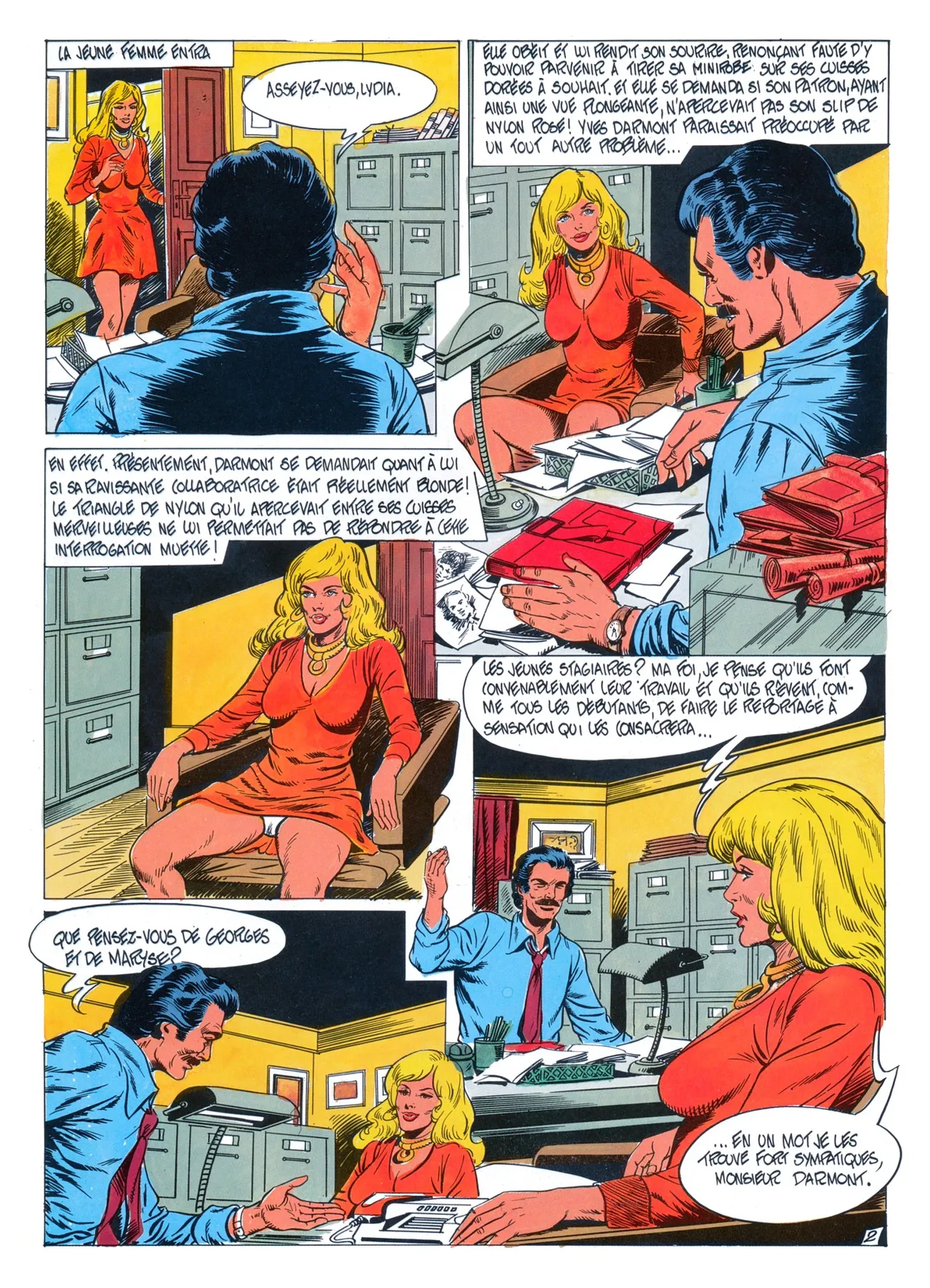 Trébor  & Dominique Verseau  - Le déesse rouge #1 page 3 full