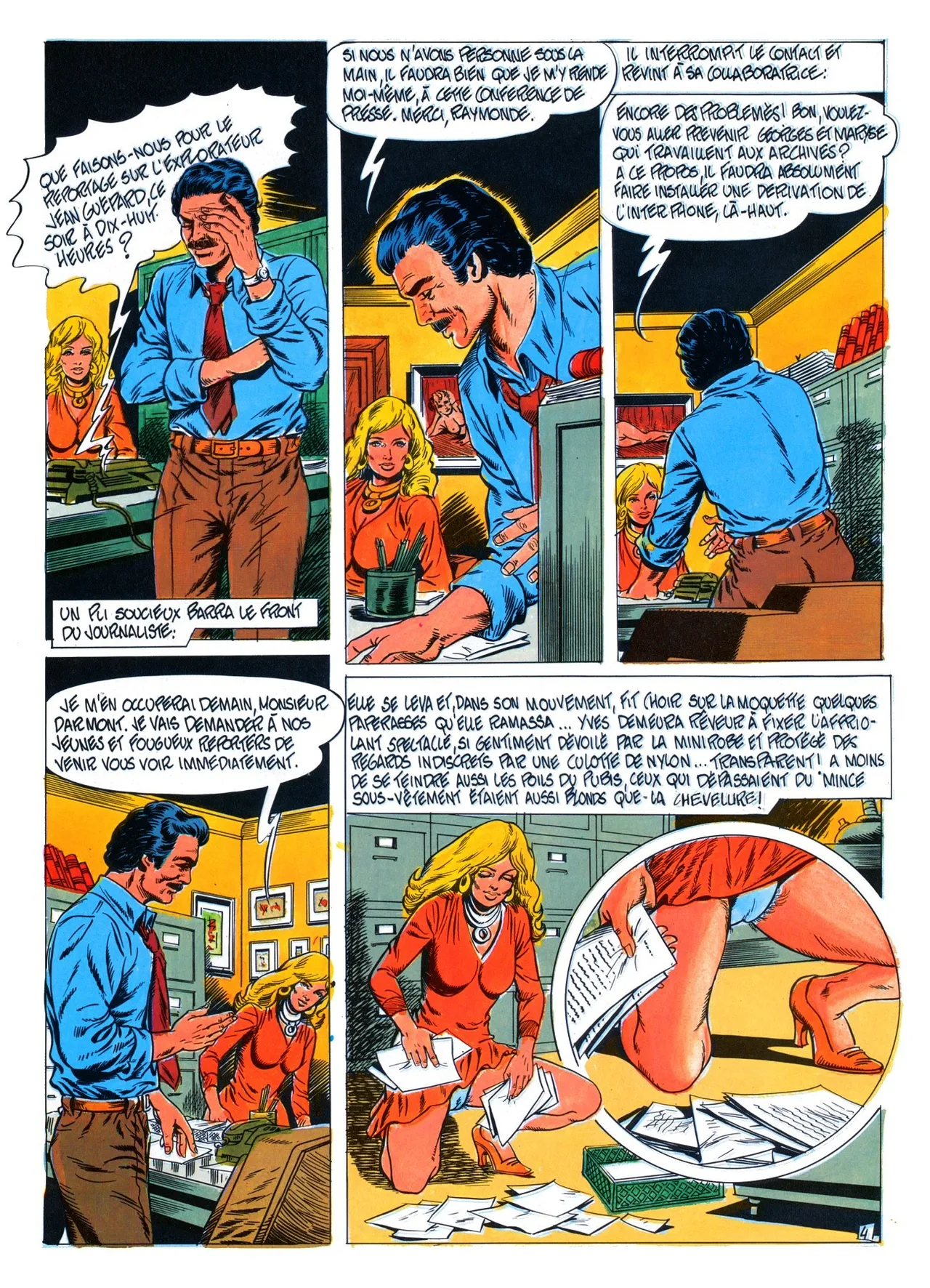 Trébor  & Dominique Verseau  - Le déesse rouge #1 page 5 full