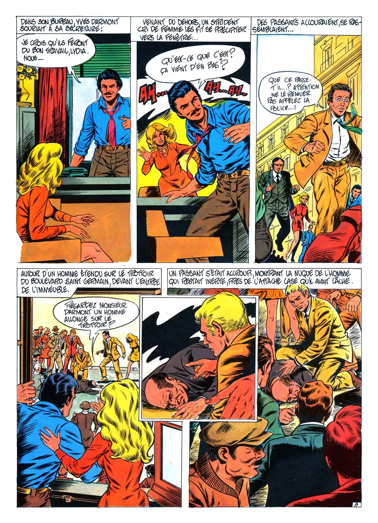 Trébor  & Dominique Verseau  - Le déesse rouge #1 page 9 full
