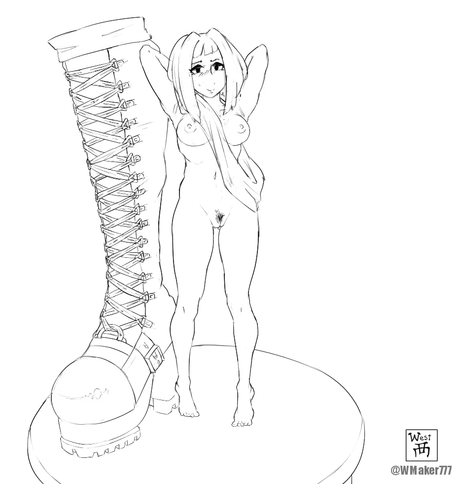 Shrinking Goth Girl page 12 full