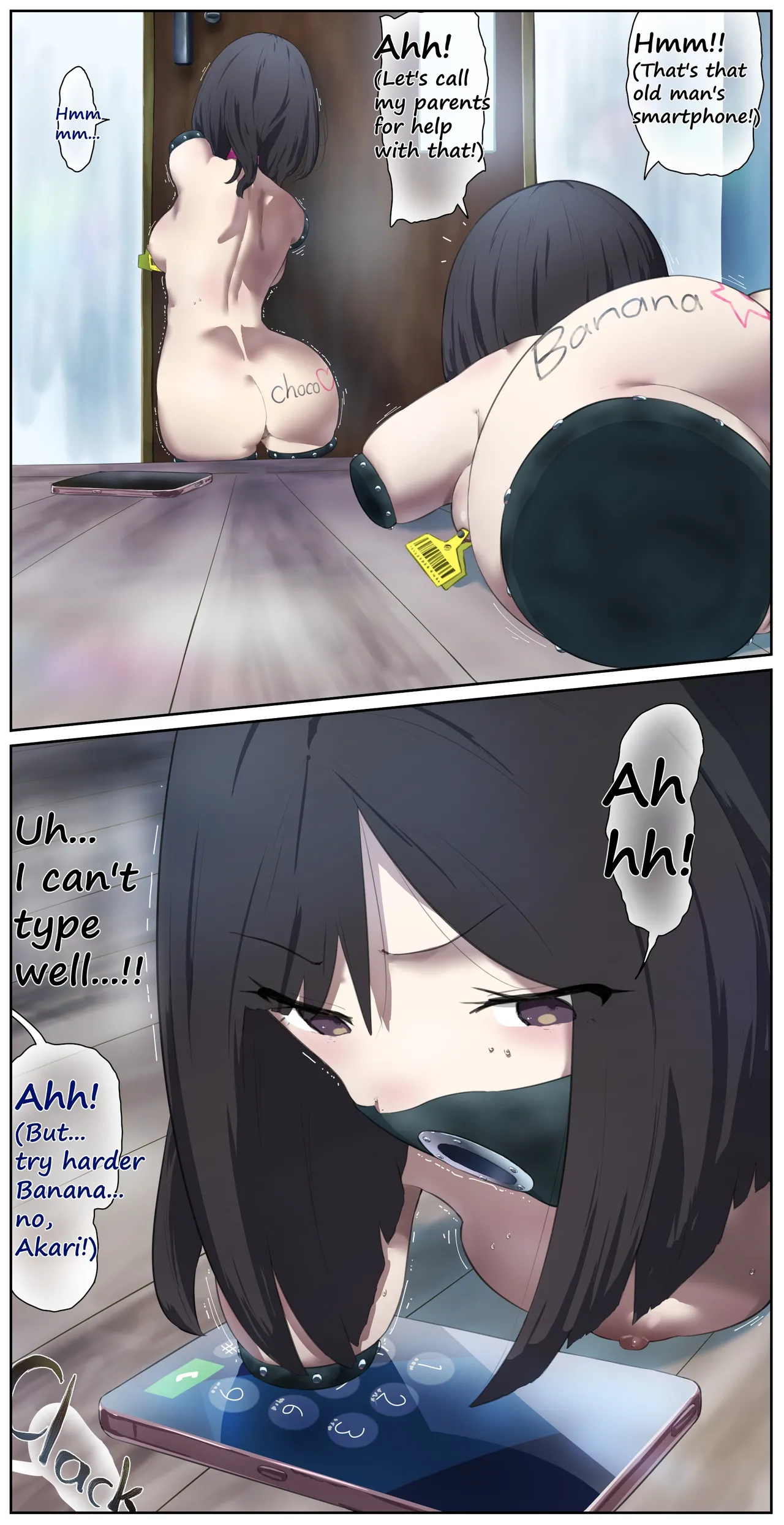 A girl left in a human barn by her friend《Part 4》 page 7 full