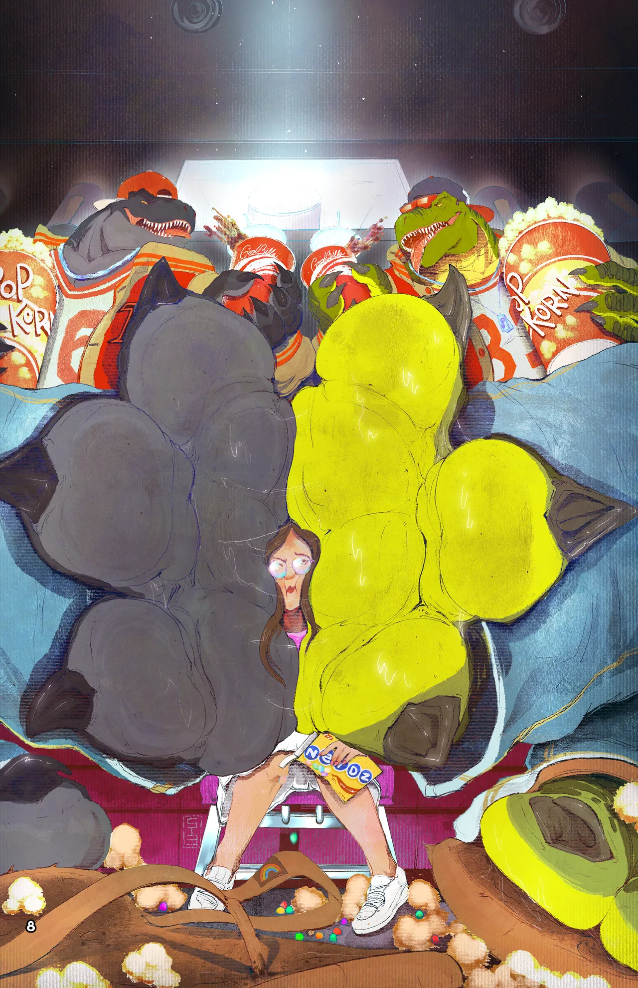 Paws vs. Feet: Collaborative Artbook page 8 full
