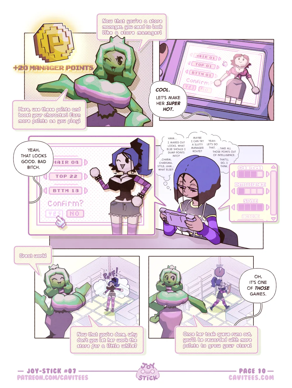 Joy-Stick 7: New Game Girl page 11 full