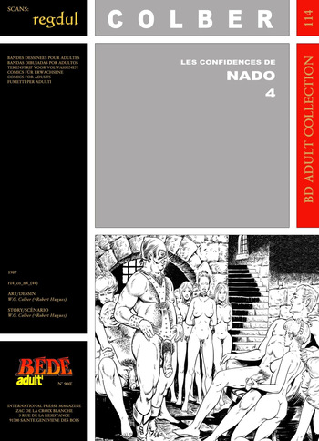 [Bédé Adult 114] W. G. Colber [= Robert Hugues] - Les confidences de Nado #4 cover