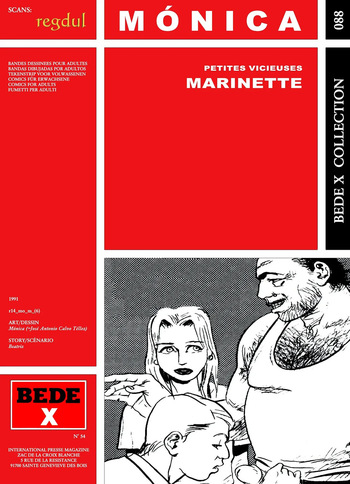 [Bede X 88] Mónica [= José Antonio Calvo Téllez] & Beatriz [= Santiago Segura] - Petites vicieuses : Marinette cover