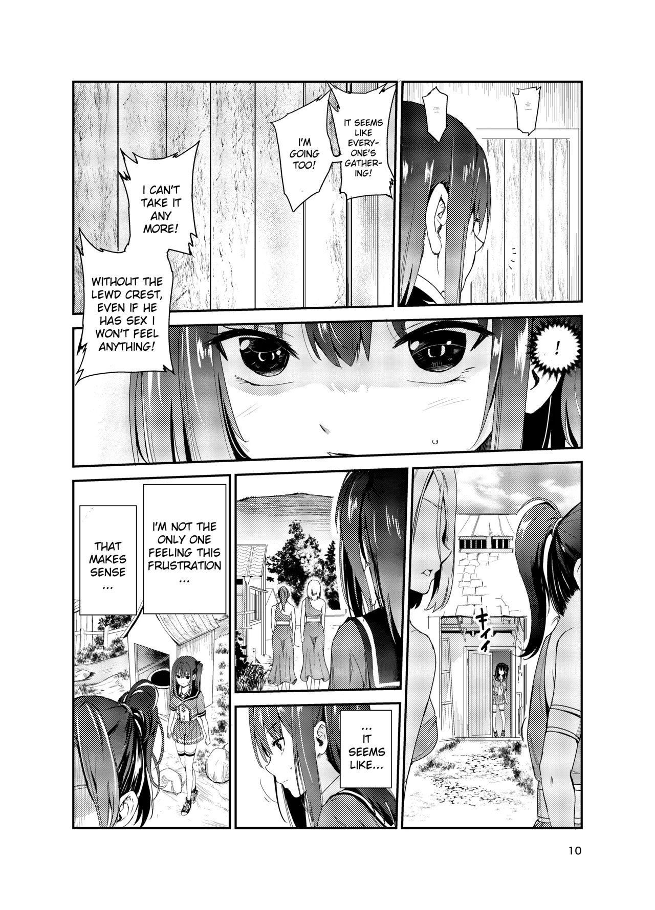 Tsuyagari Mura 8 ~Kareshi o Mamoru Tame Hikyou no Mura de Kyousei Gohoushi & NTR Sex~ page 9 full