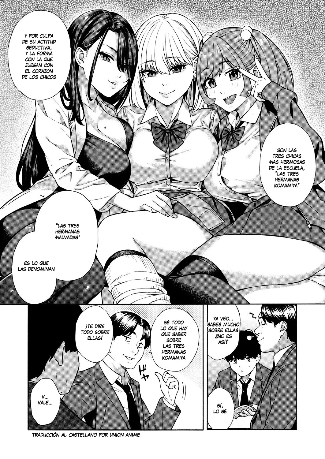 Bitch Gal Sanshimal Harem Sakusei Ch. 1-3 | Haciendo un Harem con las Tres Putihermanas Gal - Capítulos 1-3 page 10 full