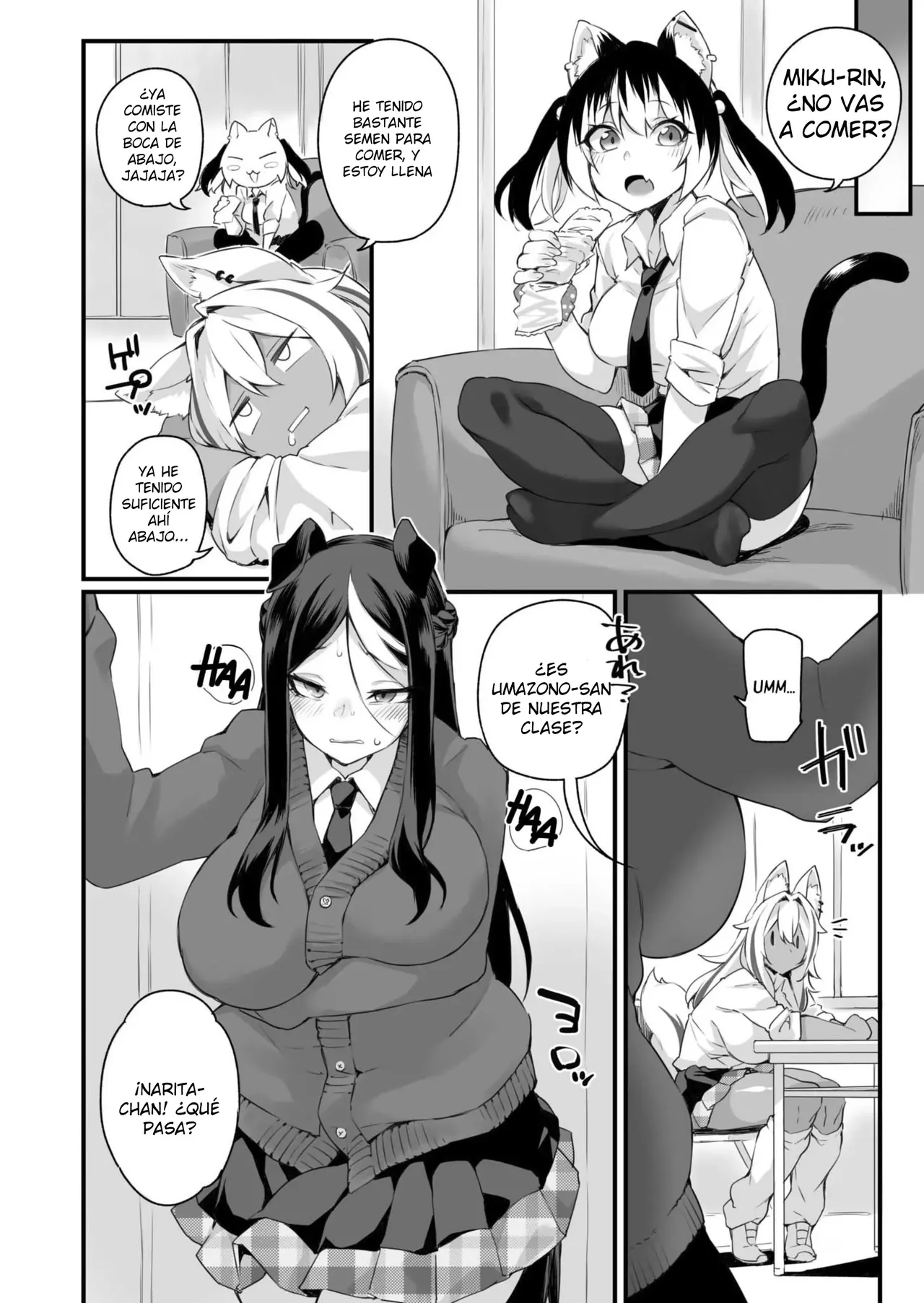 Icha Love Hatsujou Kemo Musume｜Las Cariñosas y Cachondas Chicas Bestia page 6 full