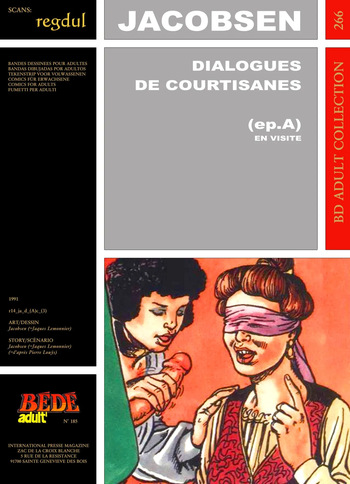 [Bédé Adult 266] Jacobsen [= Jacques Lemonnier] & Pierre Louÿs - Dialogues de Courtisanes : En visite cover