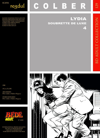 [Bédé Adult 129] W. G. Colber [= Robert Hugues] - Lydia - Soubrette de Luxe #4 cover