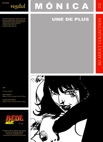 [Bédé Adult 172] Mónica [= José Antonio Calvo Téllez] - Une de plus cover