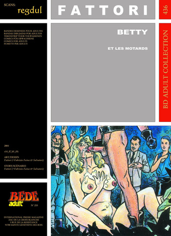 [Bédé Adult 436] Fattori [= Fabrizio Faina + Mauro Salvatori] - Betty et les motards cover