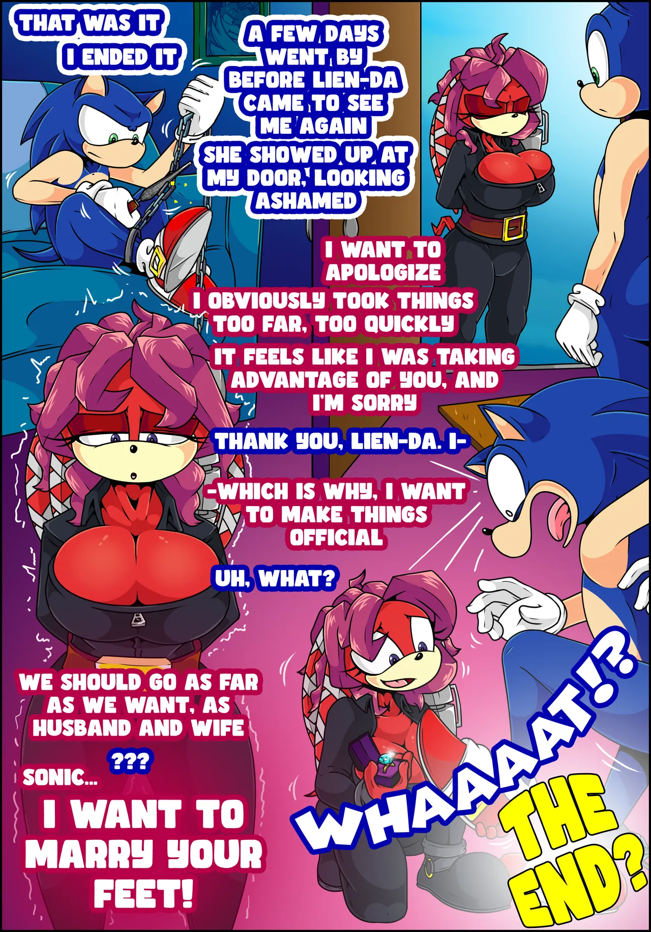 Sonic... I want to Date your Feet! page 12 full