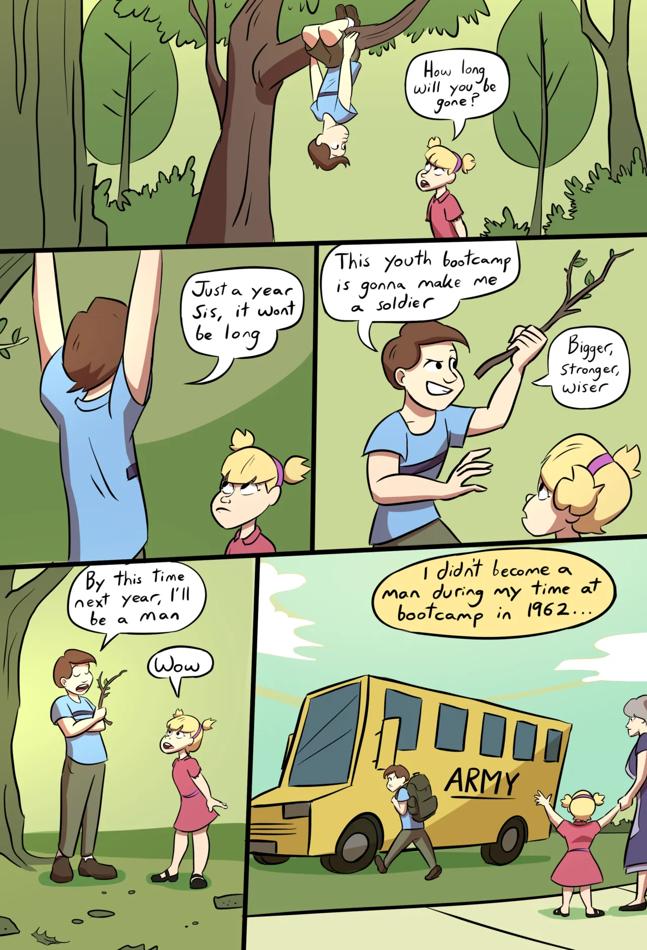 EmmaBrave - Growing Sister Comic page 1 full