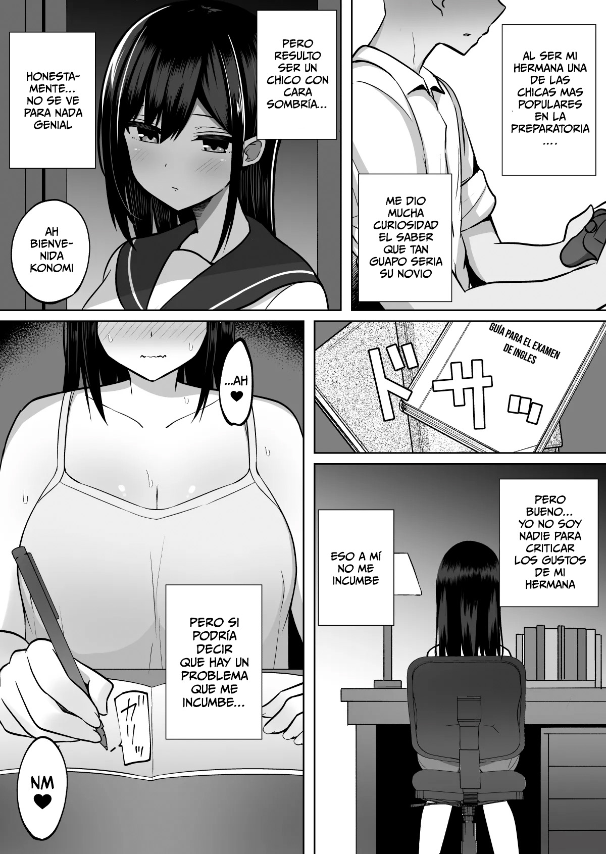 Kyonyuu Mesu Onaho no Shitsukekata ~ Majime ni Miete Sukebe na Kanojo no Imouto｜Cómo Disciplinar a un Juguete Sexual de Enormes Pechos ~La Hermana Menor de Mi NoviaParece Seria pero Realmente es Sucia~ page 4 full