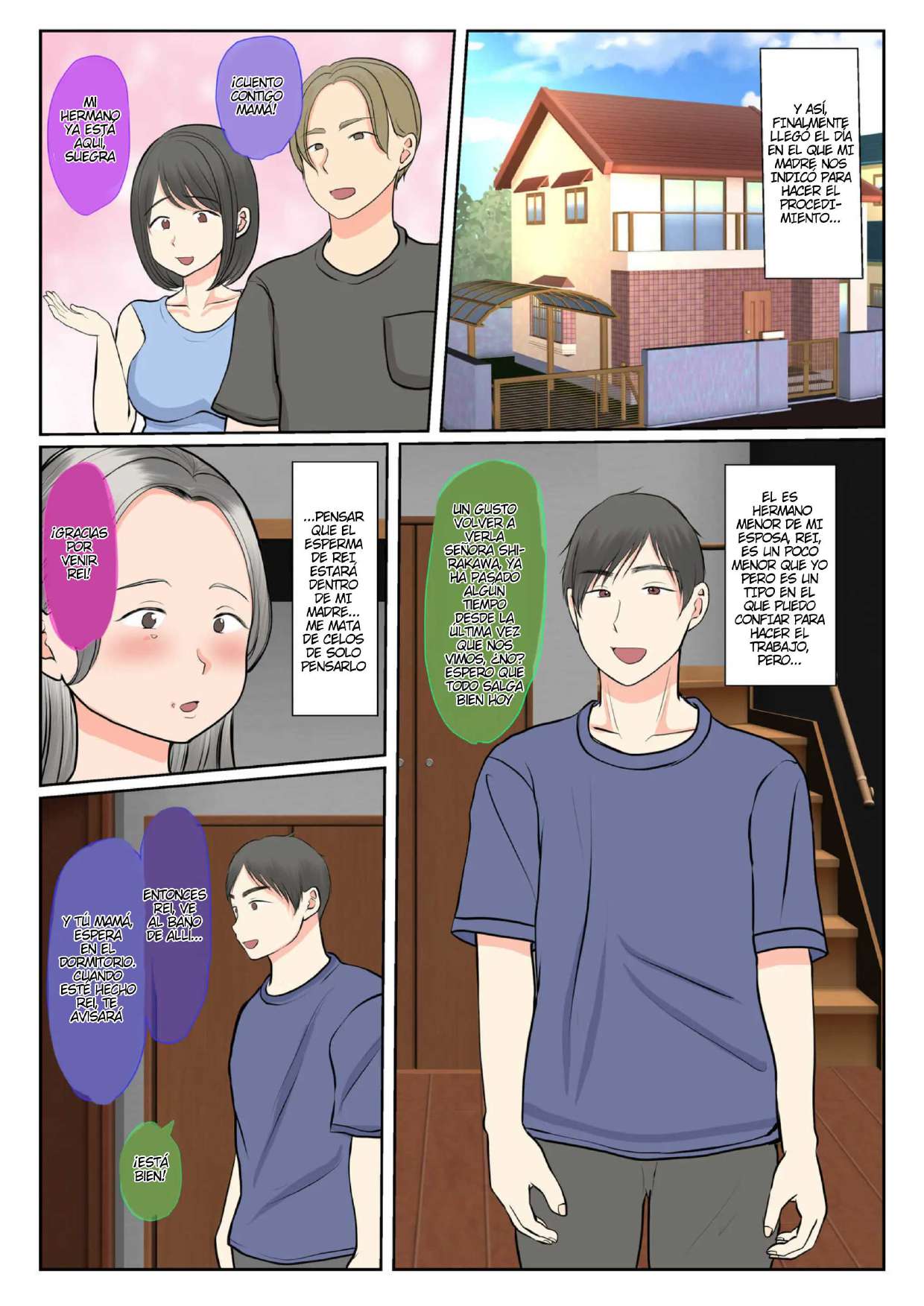 Jitsubo Dairi Shussan ~Shirakawa Yuuka no Baai~ Zenpen | Maternidad Subrogada ~El Caso de Yuuka Shirakawa~ Parte #1 page 9 full