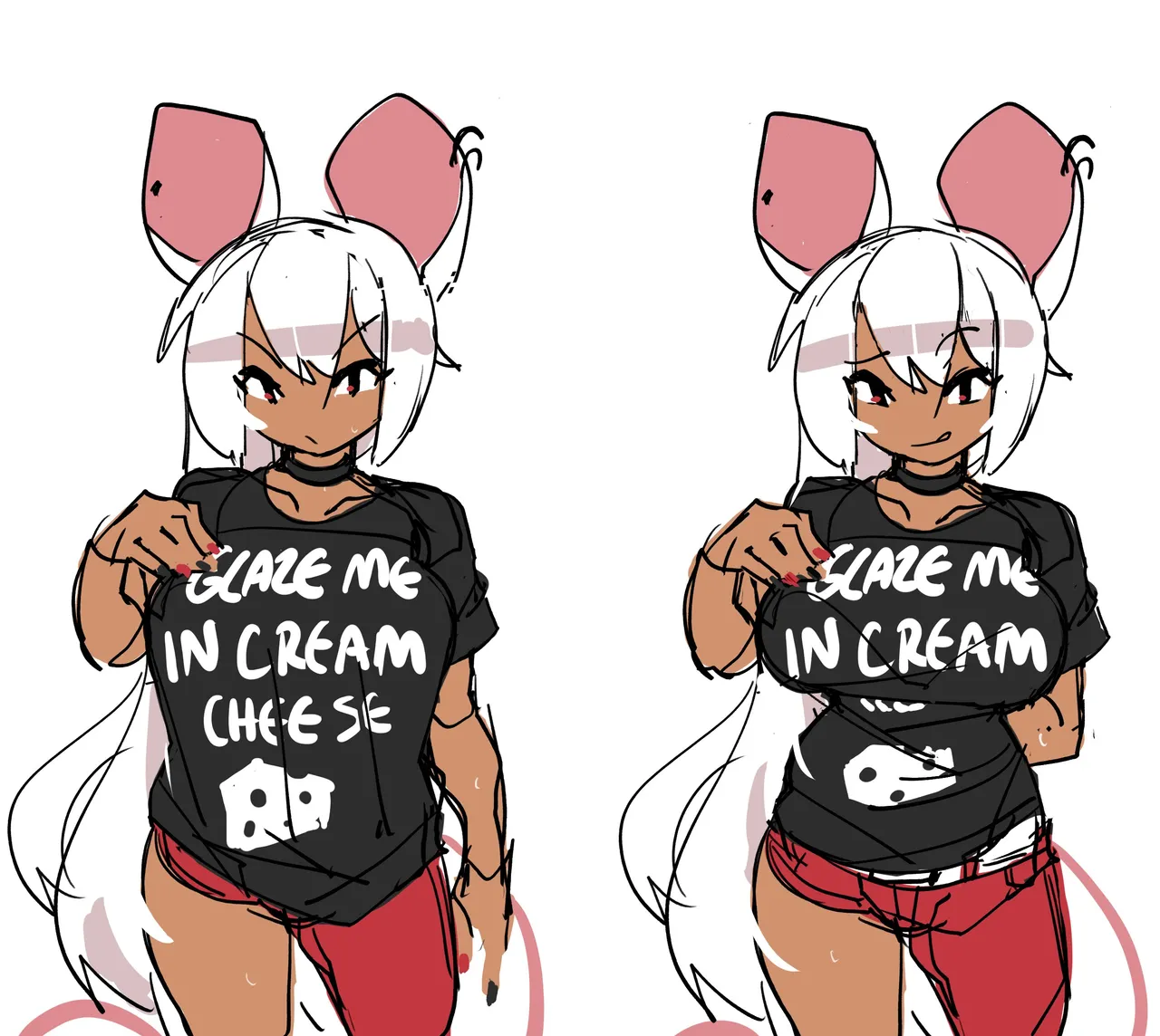 Alina - Big Tiddy Rat Gyaru GF page 11 full