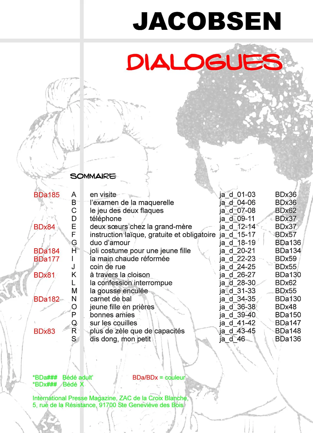 Jacobsen  & Pierre Louÿs - Dialogues de Courtisanes : À travers la cloison page 1 full