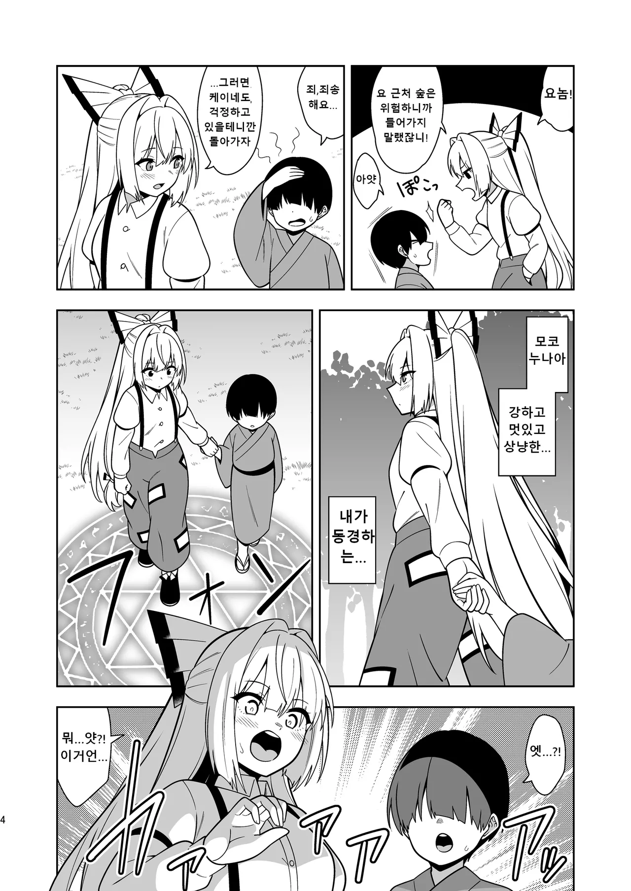 Moko Nee-chan to Ero Trap Dungeon | 모코 누나와 에로 트랩 던전 page 4 full