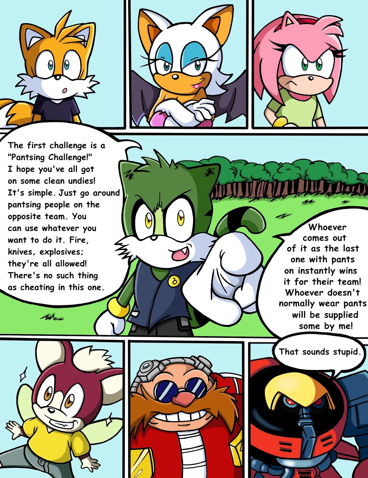 Sonic Survivor Island page 7 full