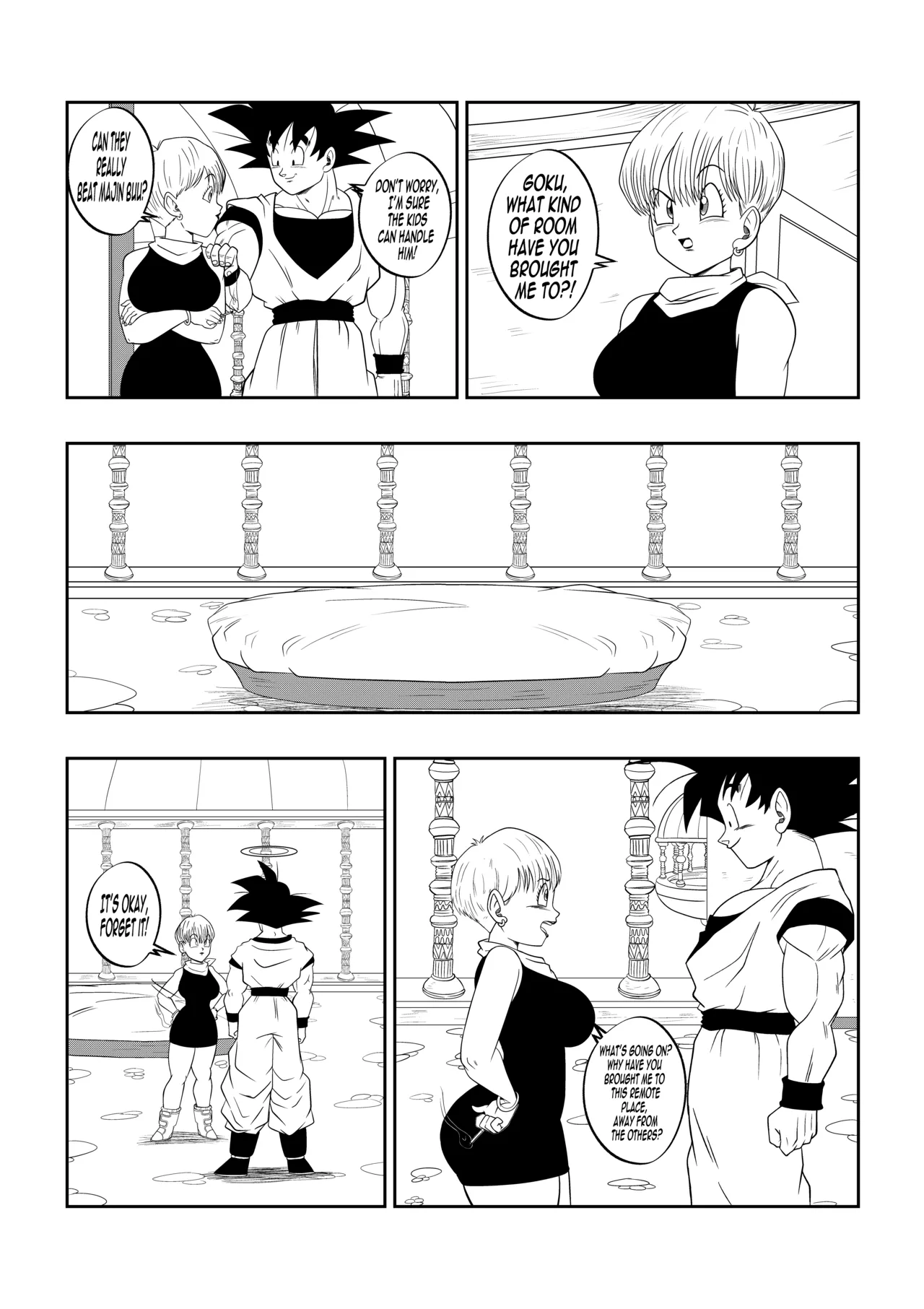 Dragon Ball Z: AMONG THE SHADOWS OF THE PALACE page 5 full
