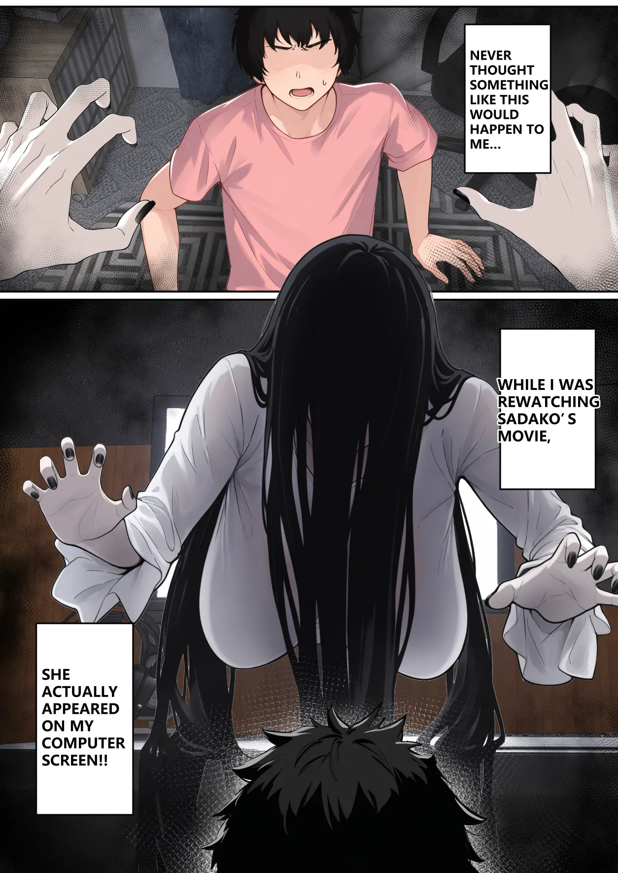 Regarding Sadako Getting Stuck On A Computer Screen page 2 full