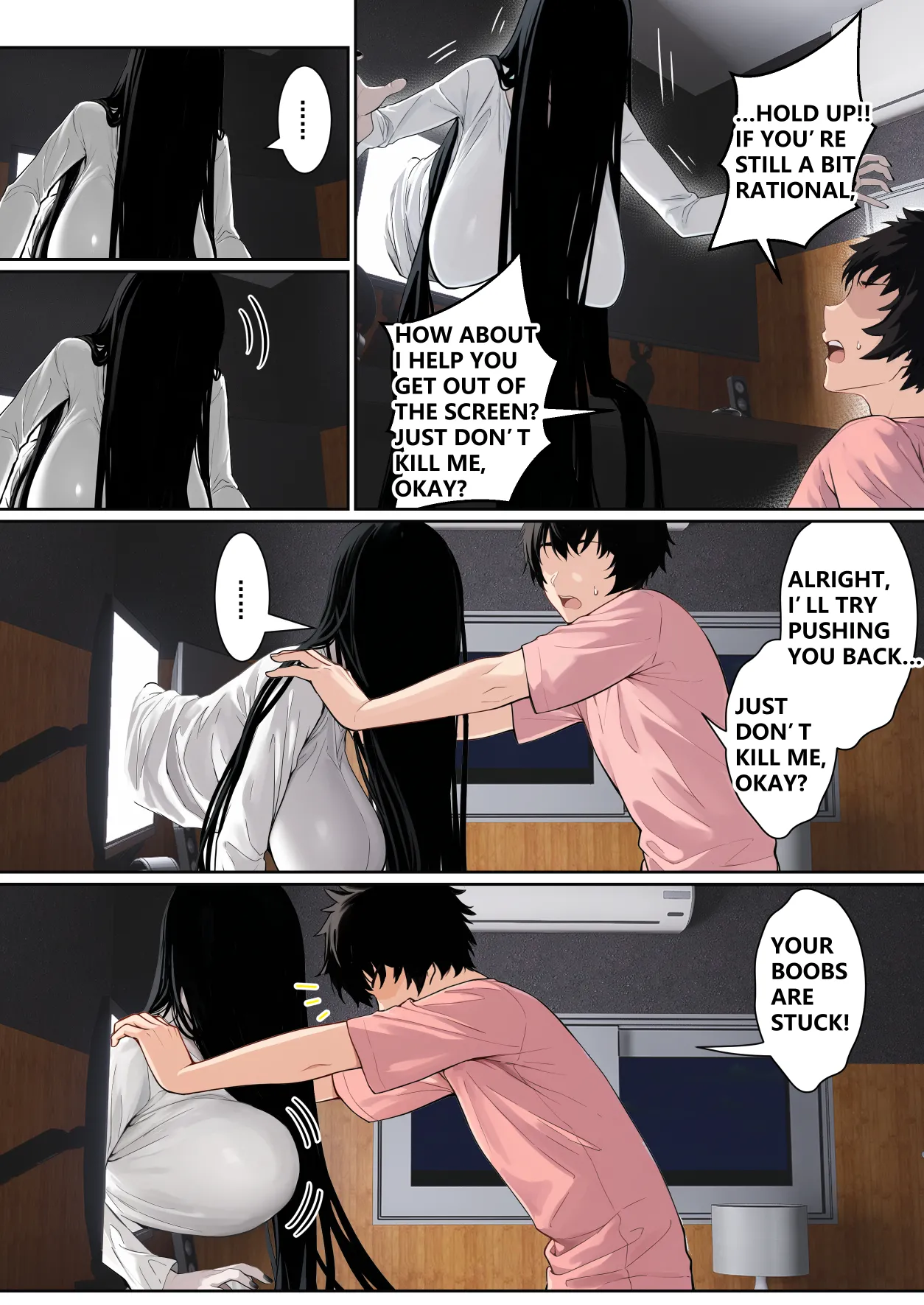 Regarding Sadako Getting Stuck On A Computer Screen page 4 full