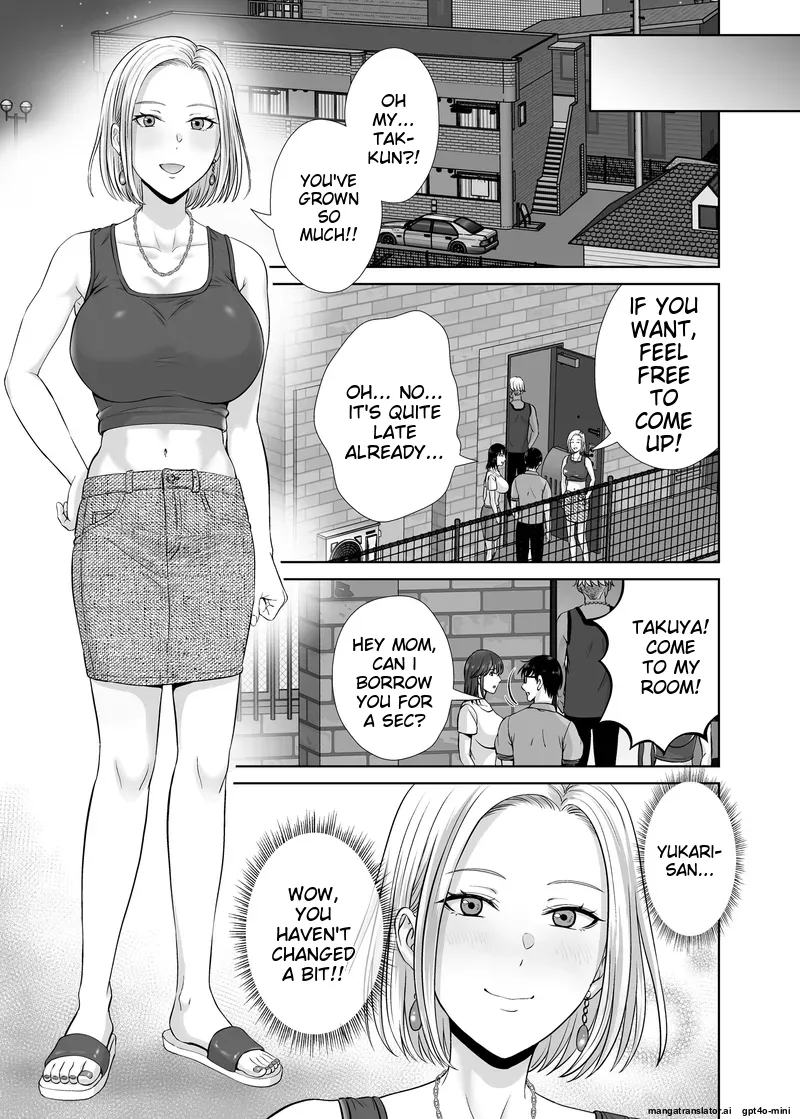 Haha Suwappingu 1 〜Ore no Kaa-san Wo Sashidashite Yanmama to Yari Makutta Hanashi〜 page 9 full