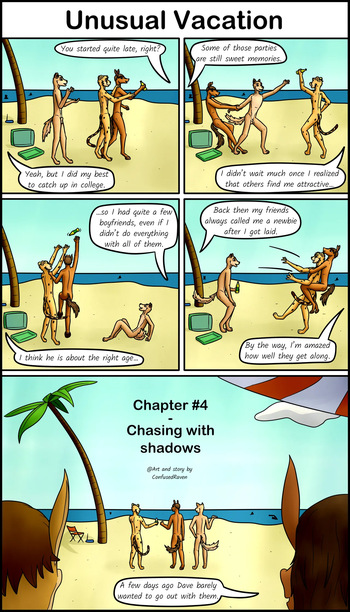 [ConfusedRaven] Unusual Vacation #4 - Chasing with shadows cover