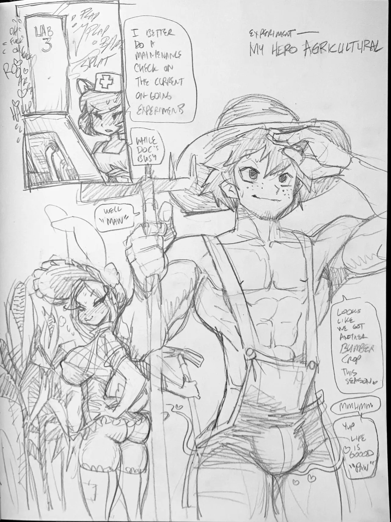 Booty Doc Goof-Off - Experiment - My Hero Agricultural page 1 full