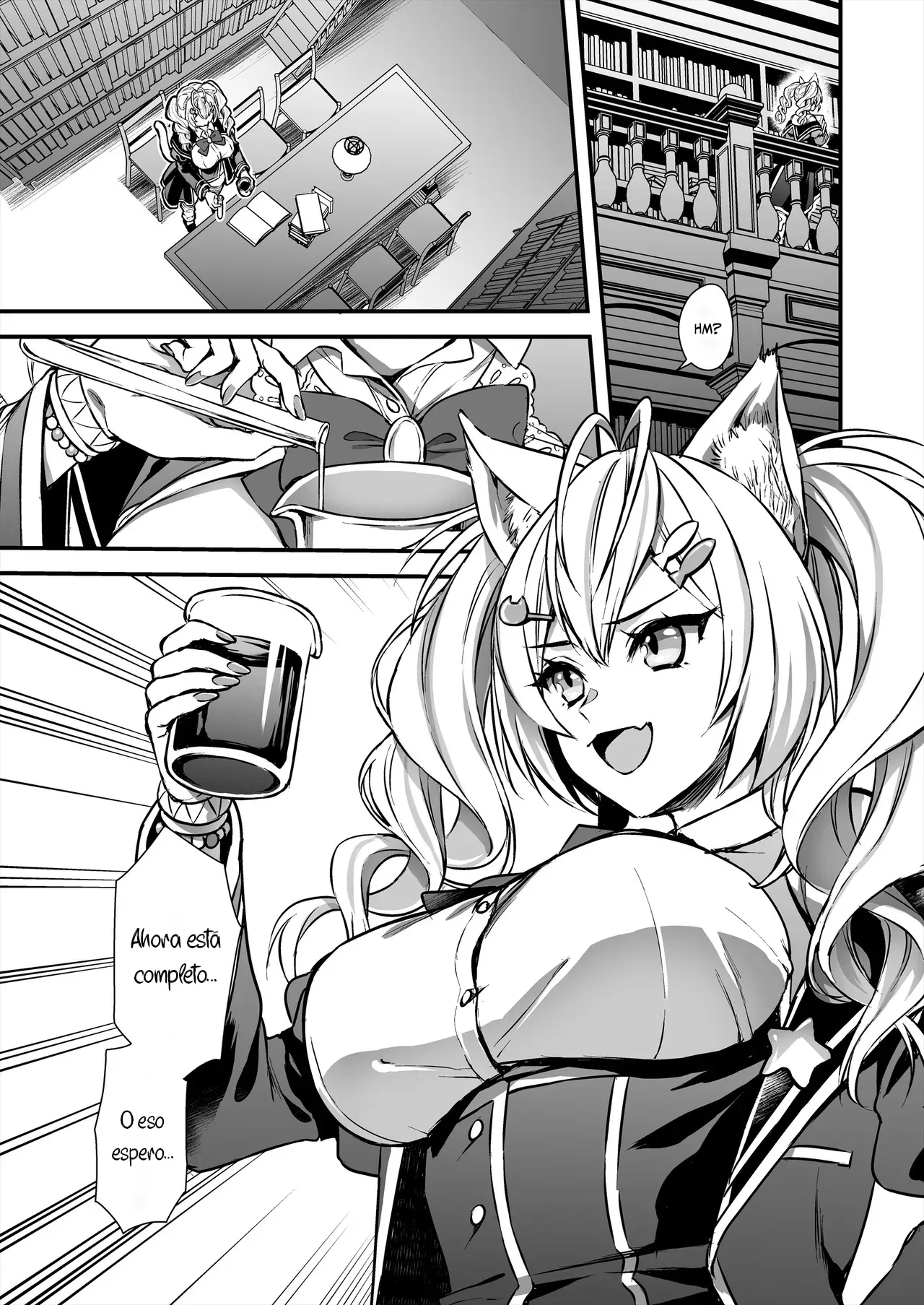 El desertor de la academia de magia 2. Descubrí el secreto de una chica con orejas de gato y le frote los pechos page 4 full