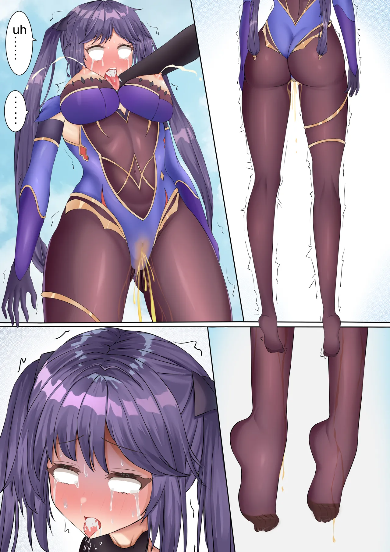 八重神子、モナ，敗北首絞失神 page 5 full