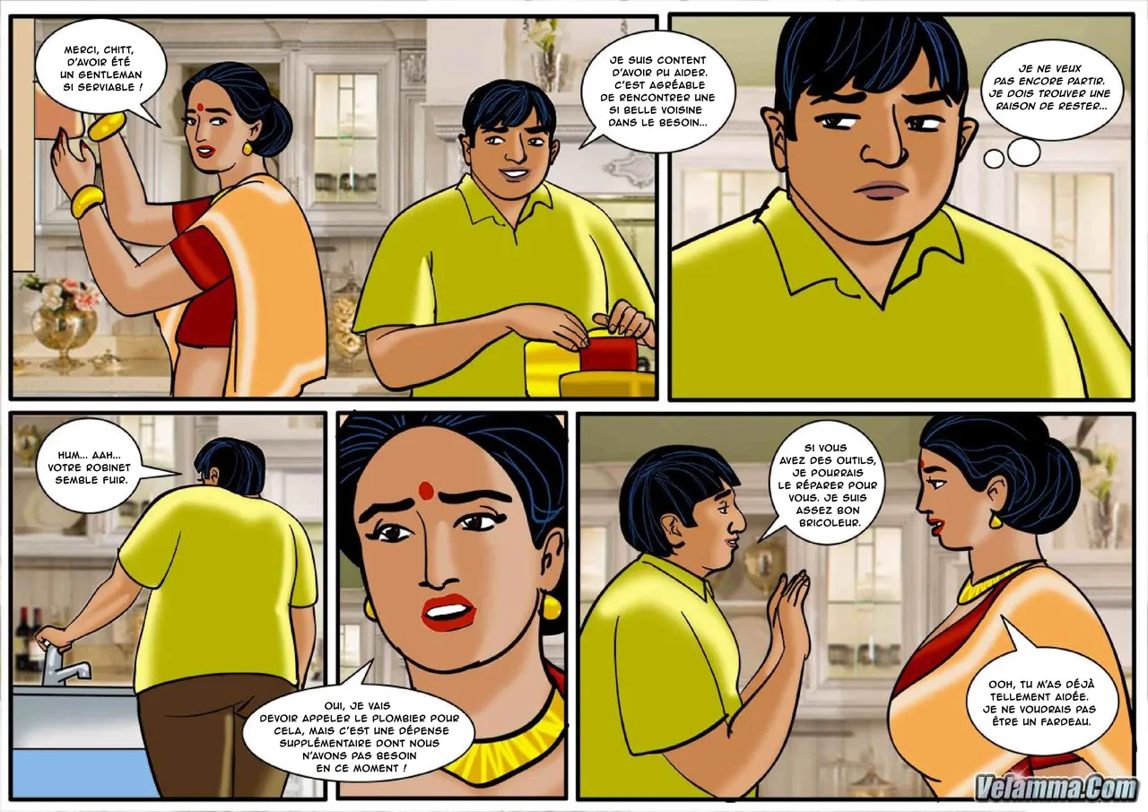 Velamma - 040- Chitt malchanceux page 8 full