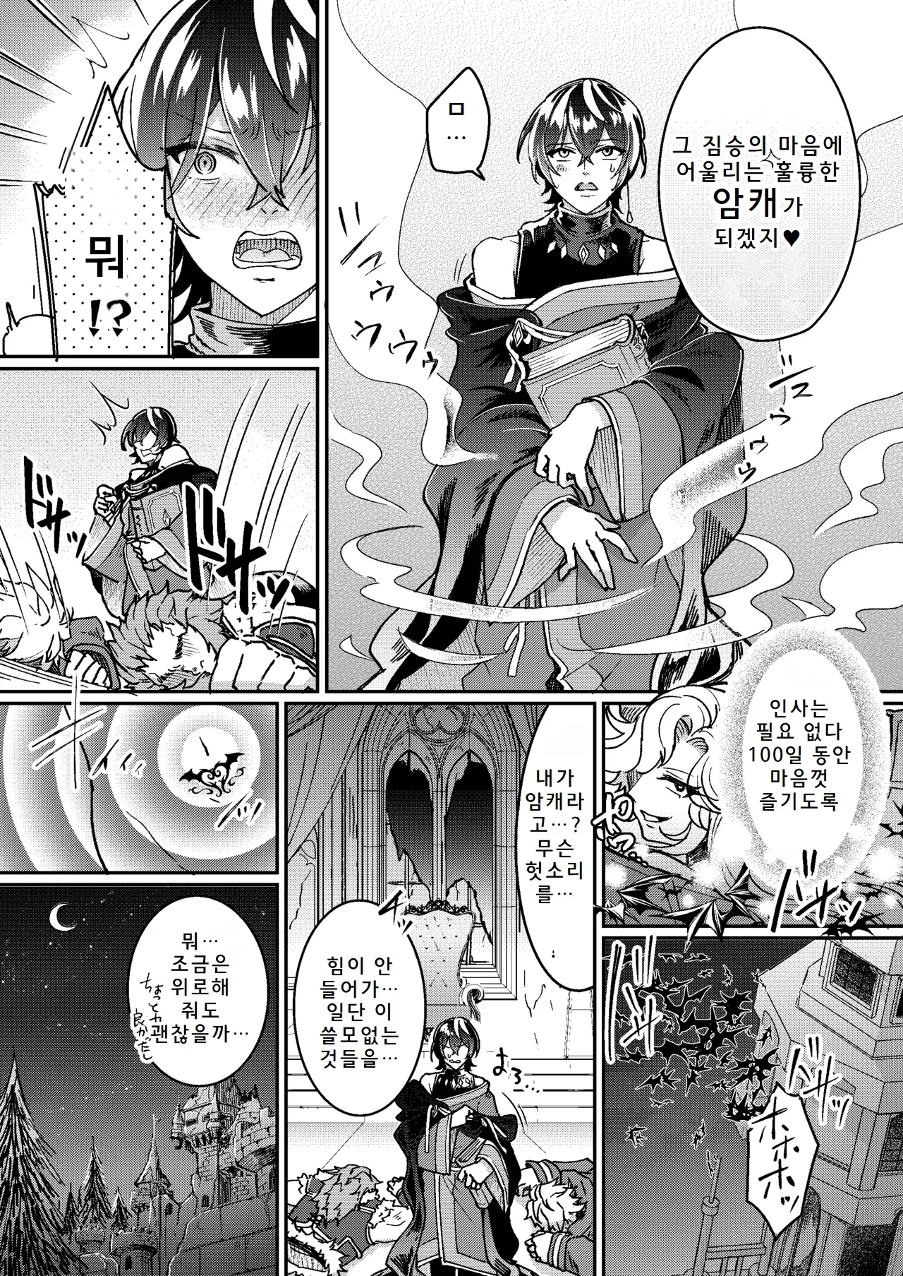 100 Nichi Go ni Party no Mesuinu Onaho ni Naru Mahoutsukai | 100일 후에 파티의 암캐 오나홀이 되는 마법사 page 9 full