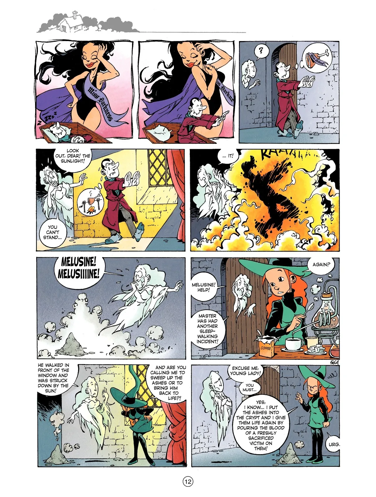Mélusine #02 - The Vampires' Ball, 1996 page 12 full